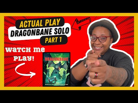You NEED To See This!  Solo ACTUAL Play of Dragonbane Rpg