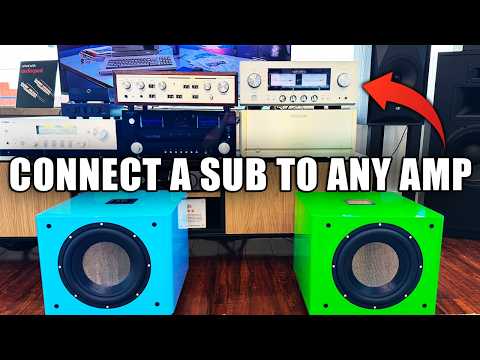 Connect a Subwoofer to ANY Amp or Receiver (even vintage)