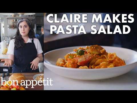 Claire Makes Pasta Salad with Romesco | From the Test Kitchen | Bon Appétit