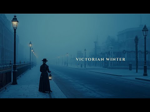 Snowy Night on Baker Street | 1890s London Ambience with Gentle Piano for Study, Reading & Sleep