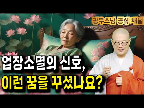업장소멸의 징조, 어떤 꿈들이 있을까요? | 광우스님의 지장경이야기6회