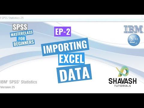 SPSS- MasterClass for Beginners: Ep. 2-Preparing Excel Data and Importing in SPSS- ShaVash Tutorials