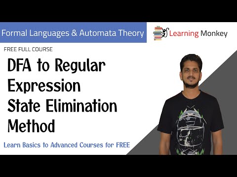 DFA to Regular Expression State Elimination Method || Lesson 36 | Finite Automata | Learning Monkey