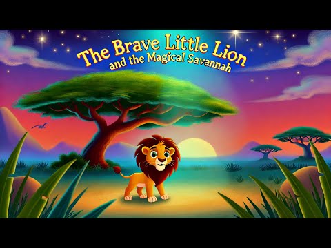 The Brave Little Lion and the Magical Savannah