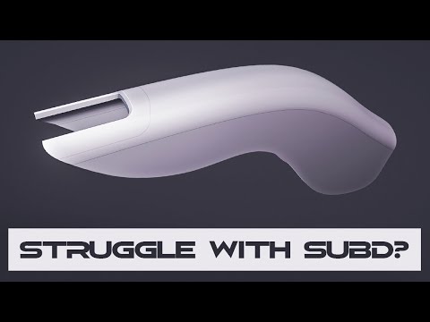 Blender Hard Surface Modeling Tutorial - Curvy/Organic Shapes