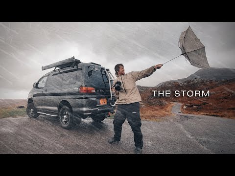 Waking Up in a Storm & Trying to Shoot In It | Photography Roadtrip Scotland