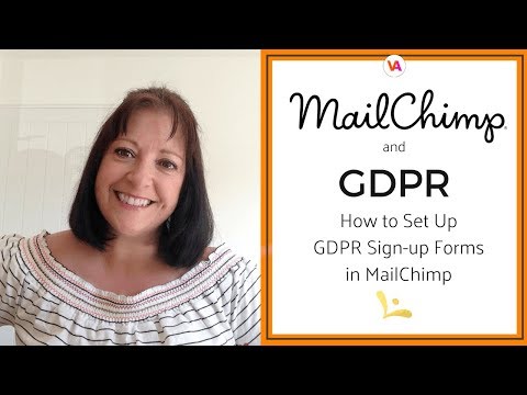 MailChimp and GDPR: How to Set Up GDPR Signup Forms