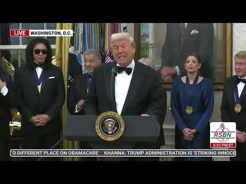 WATCH: President Trump presents medallions to this year’s Kennedy Center Honors recipients