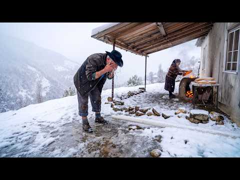 High in the Mountains | An Elderly Couple Lives Without Modern Life