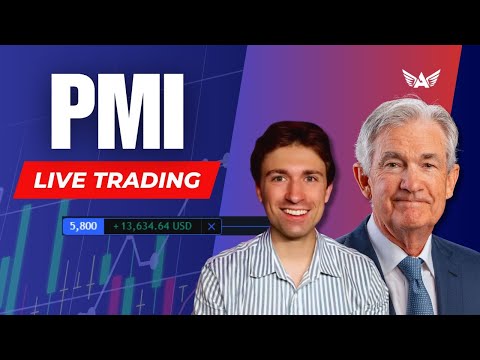 LIVE Trading PMI Data: Gold, Nasdaq, Forex | A1 Trading Show
