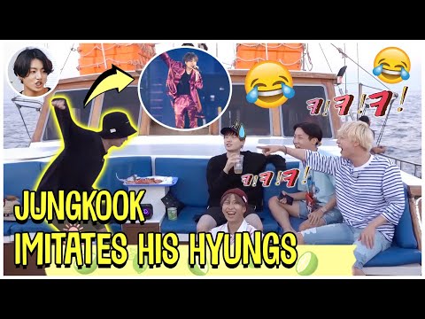 BTS Jungkook Imitating His Hyungs