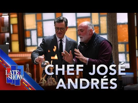 Watch Your Eyebrows! Chef José Andrés Is Cooking With Fire