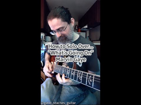 How to Solo Over..."What's Going On" Marvin Gaye.