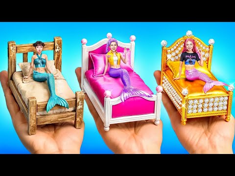 Extreme Mermaid Room Makeover: Ordinary vs Millionaire vs Billionaire! Who has the best room?