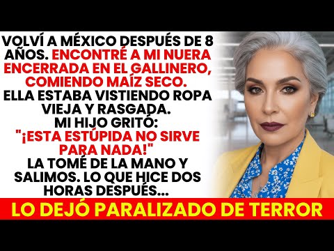 Encontré A Mi Nuera Encerrada En El Gallinero, Comiendo Maíz. "Estúpida", Gritó Mi Hijo. Lo Que Hice