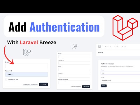 Add Authentication (Login & Register) with Laravel Breeze 😎