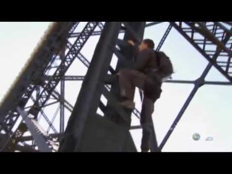 Bear Grylls attempt to get on balls of steel