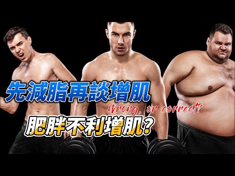 先減脂再增肌，這是對的嗎？