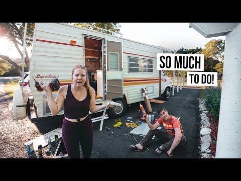 Getting Our RV Ready for a YEAR ON THE ROAD + Travel Beans Camper Van Fire UPDATE 😨