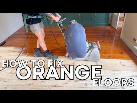 Do you like ORANGE floors? | Hardwood Floor Sanding | Full Project
