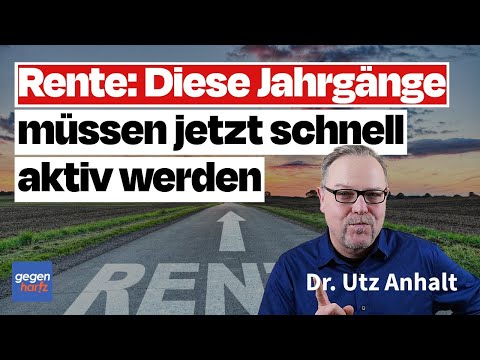 Rente: Die Jahrgänge 1961-1963 müssen jetzt schnell aktiv werden