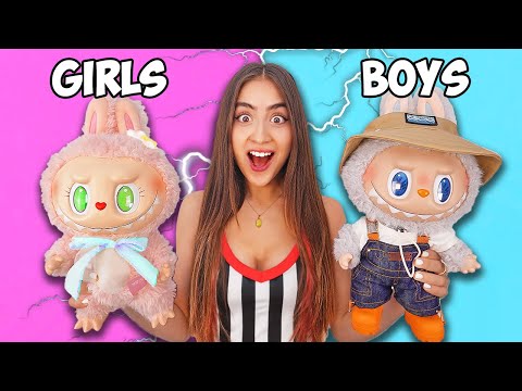 LABUBU Girls Vs Boys challenge!