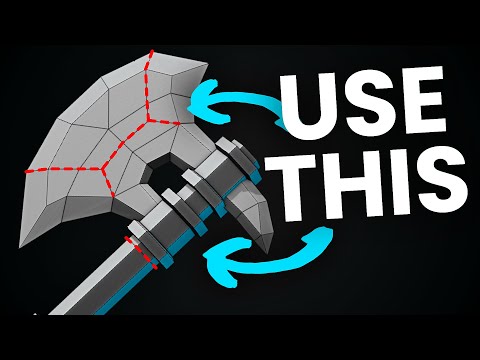 Full Guide to GAME ASSET Topology in Blender!