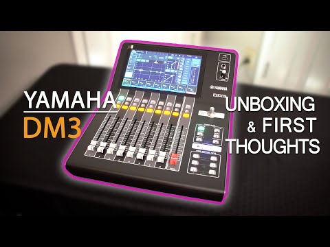 YAMAHA DM3 Unboxing and First Thoughts #yamahadm3 #digitalmixer