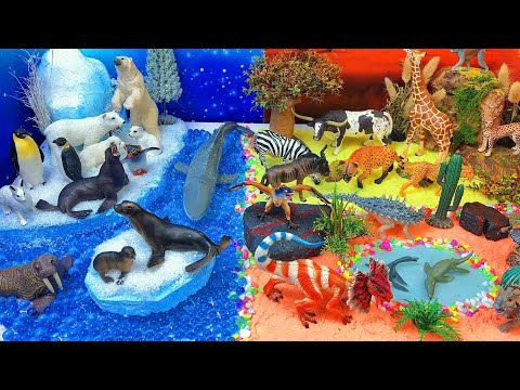 Frozen World vs Wild Safari! ❄️🦁 Which Side Wins?