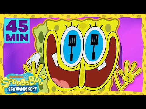 SpongeBob | 45 MINUTEN mit SpongeBobs verrücktesten Urlauben  | SpongeBob Schwammkopf