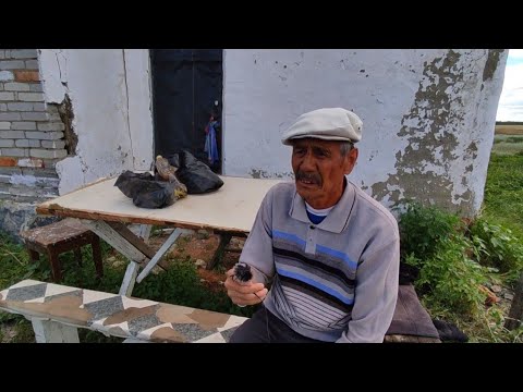 Заброшенное село Аксу.Осталось несколько дворов.Разговор с местными жителями.