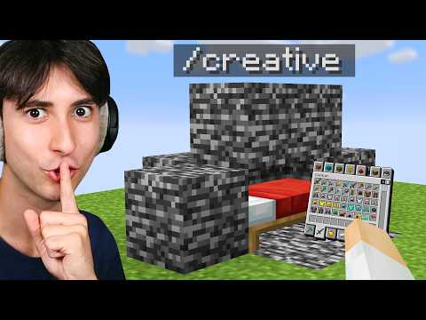 I Secretly Used Creative Mode in Bedwars