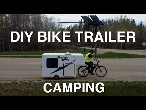 DIY Bike Trailer Camping