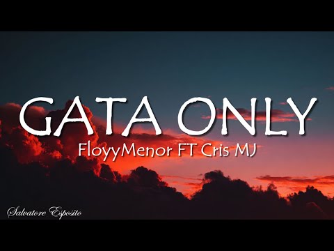 FloyyMenor - GATA ONLY ft. Cris MJ (Letra/Lyrics)