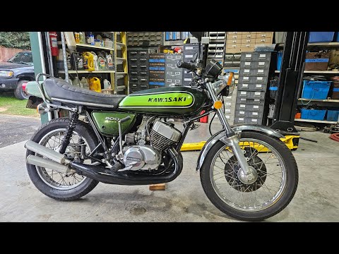 1974 KAWASAKI H1 Mach III Triple With 750cc 2-Stroke - Is It FAST? -  NNKH