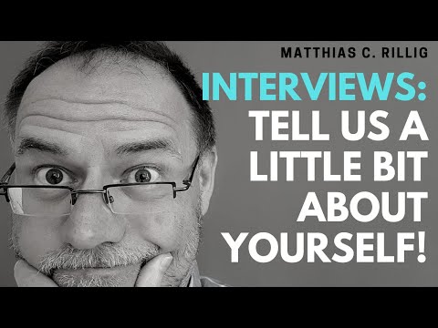Interviews: tell us a bit about yourself! How to answer, 4 tips and an example. #interviewtips #phd