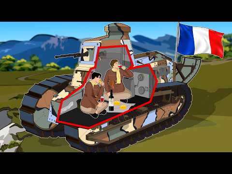 Life Inside The Most Advanced Tank Of WWI (Cross Section)