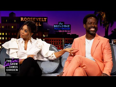 Shirtless Sterling K. Brown Distracted From Regina Hall's Wardrobe Malfunction