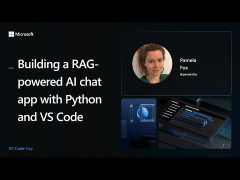 Building a RAG-powered AI chat app with Python and VS Code