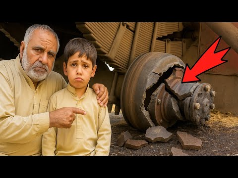 Pakistani Truck Breakdown! Hub Crushed to Pieces – Full Restoration in Minutes