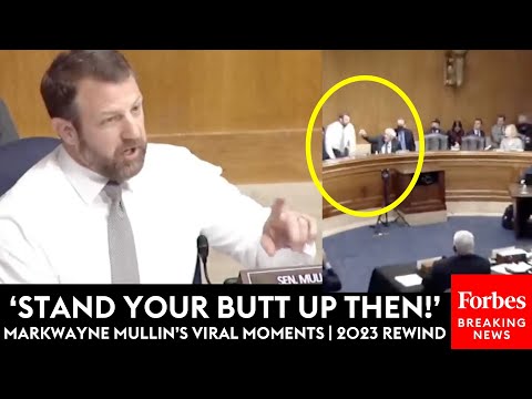 Markwayne Mullin Stars In Viral Moments—Including Almost Fist-Fighting Dem Witness | 2023 Rewind