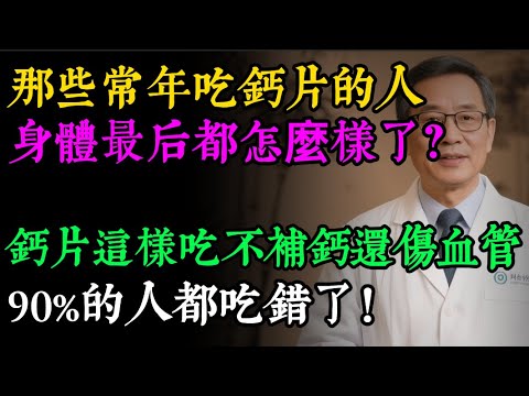 吃了十幾年鈣片，骨頭沒硬，血管卻「鈣化」了？權威研究：常年吃鈣片，心血管風險竟增加24%！#健康知识#老年健康#健康养生#健康之眼