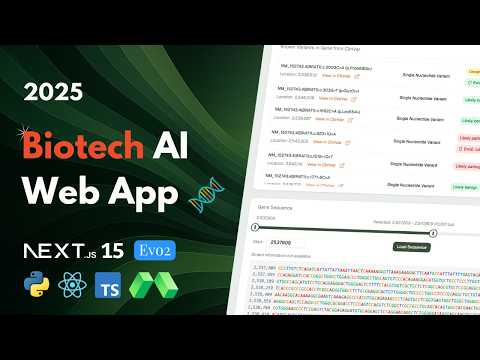 Build and Deploy a Biotech AI Tool: Python, Next.js 15, React, Tailwind, Modal, Typescript (2025)