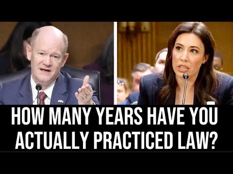 Sen. Chris Coons EXPOSES Judicial Nominee's Lack of EXPERIENCE in Hearing