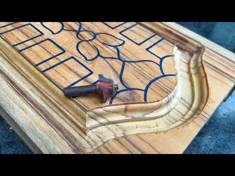 Beautiful and easy to make wood carving door design