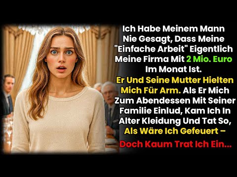 Ich gab mich als arm aus, als ich seine reiche Familie traf – doch beim Eintreten erstarrten alle!