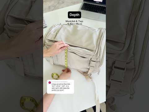 Is this viral backpack small enough for TAP air? 🎒🤏🏻