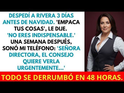 Despidió al Empleado Equivocado Antes de Navidad… Ahora el Consejo lo Sabe.