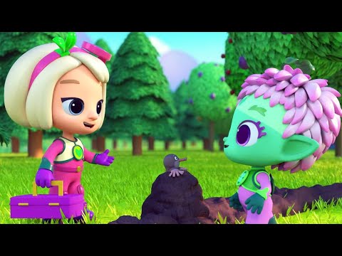 Команда Флоры - Крот и батарейка (16 серия) | Развивающий мультфильм для детей