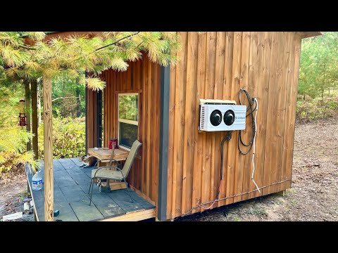 12 volt Air Conditioner in the Off Grid Cabin ! OutEquipPro
